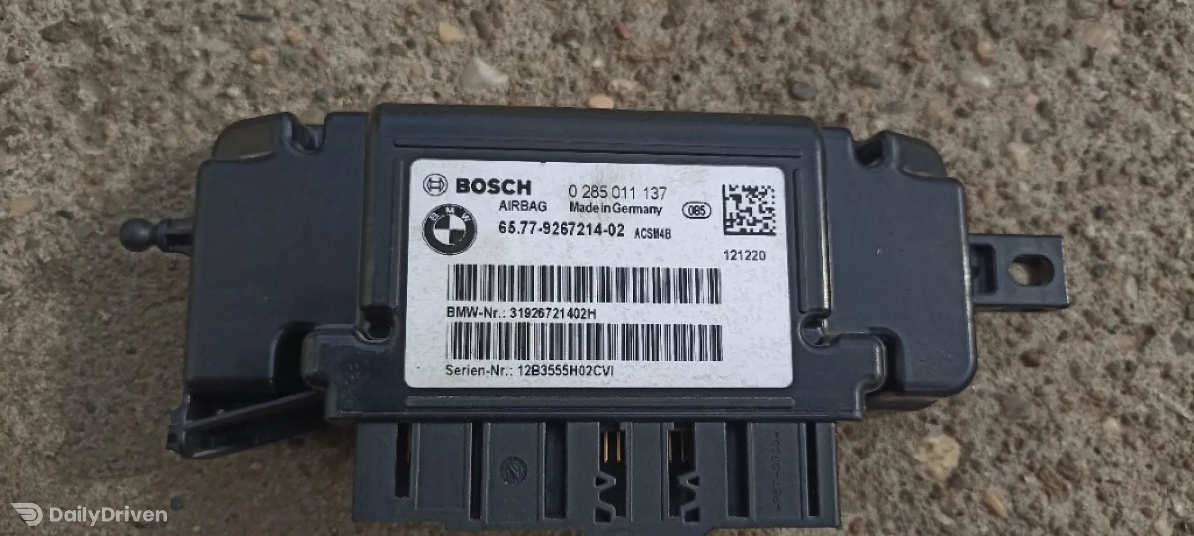 Calculator airbag BMW Seria 1 F20 F21, 9267214, 0285011137