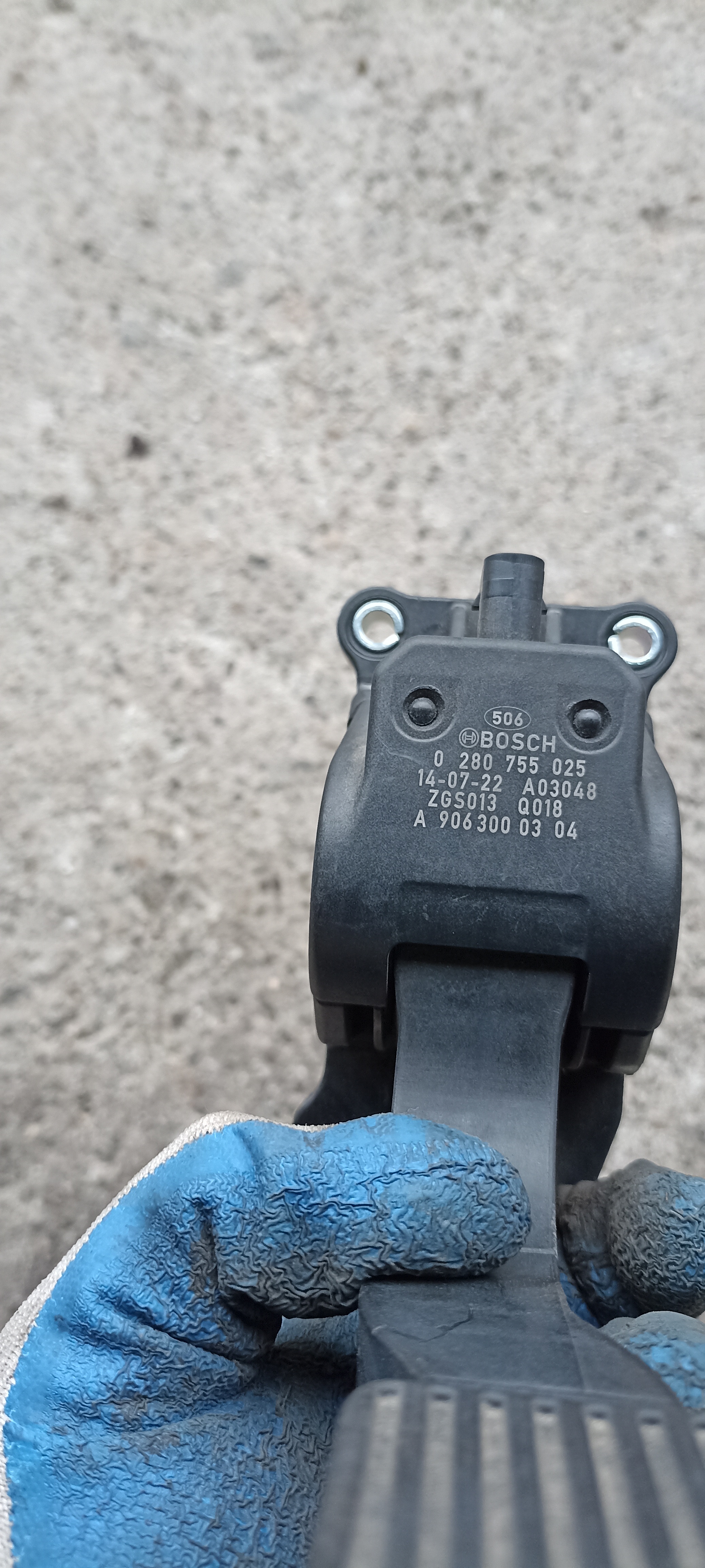 pedala acceleratie Mercedes Sprinter, W906, A9063000304