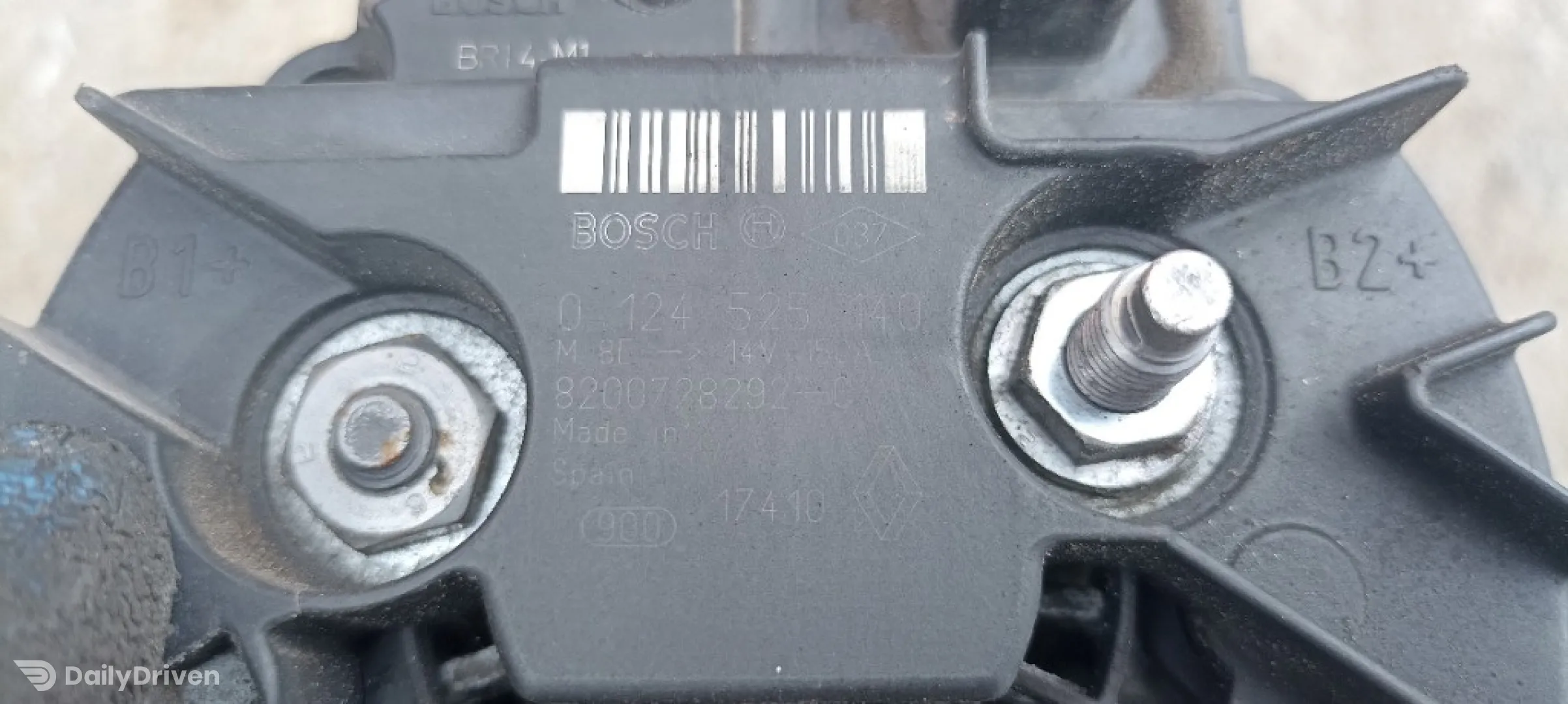 Alternator Nissan Qashqai 1.5 dci, 8200728292, 0124525140