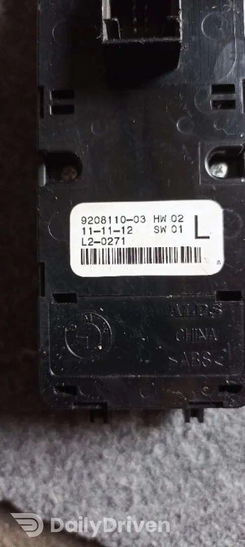 Panou comanda geamuri electrice BMW Seria 4 F36 Grand Coupe, 9208110, 7283832