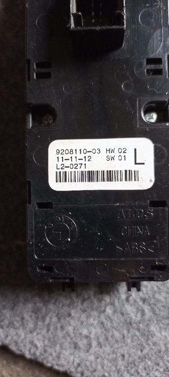 Panou comanda geamuri electrice BMW Seria 3 F30 F80 M3 F31 F34GT, 9208110, 7283832