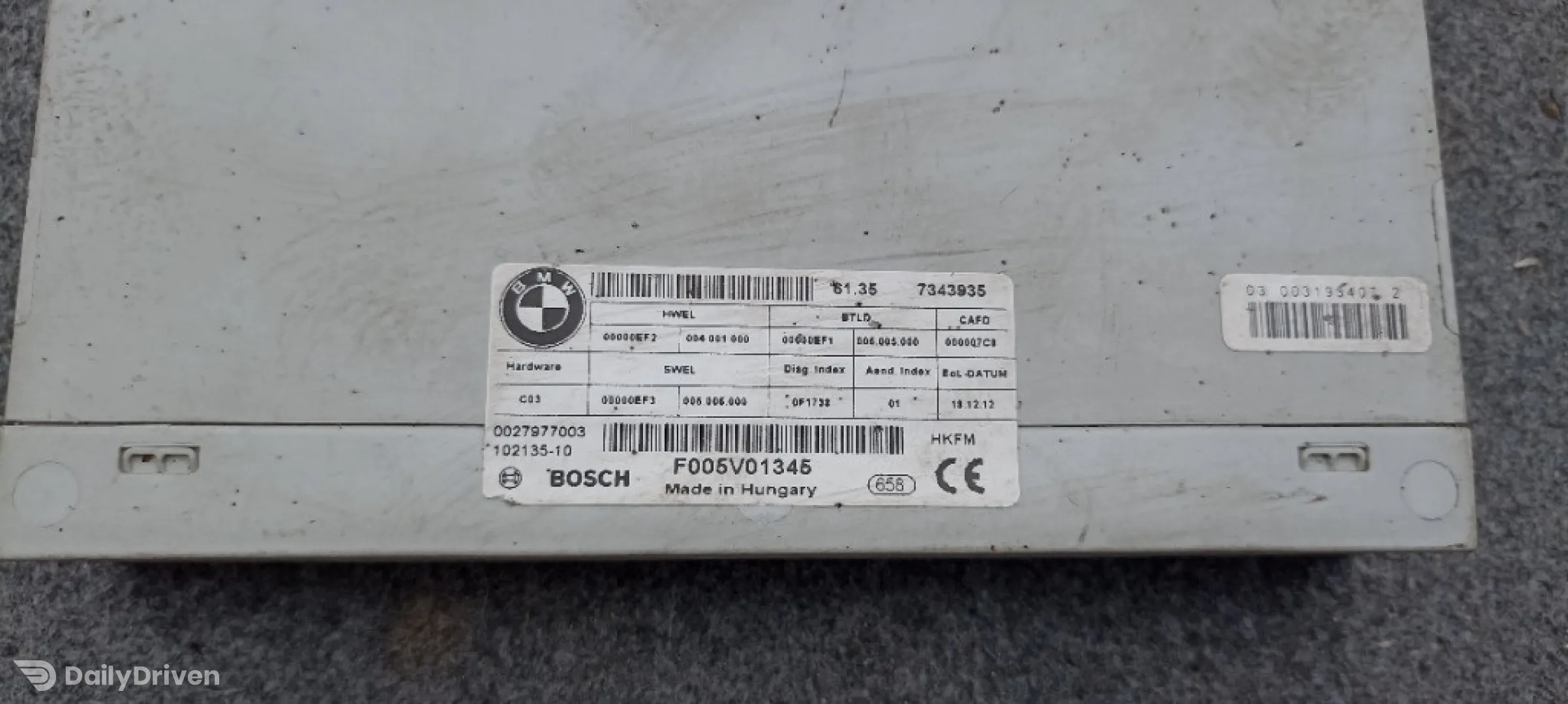 Modul soft close portbagaj BMW Seria 3 F31, 7412610, 7343935