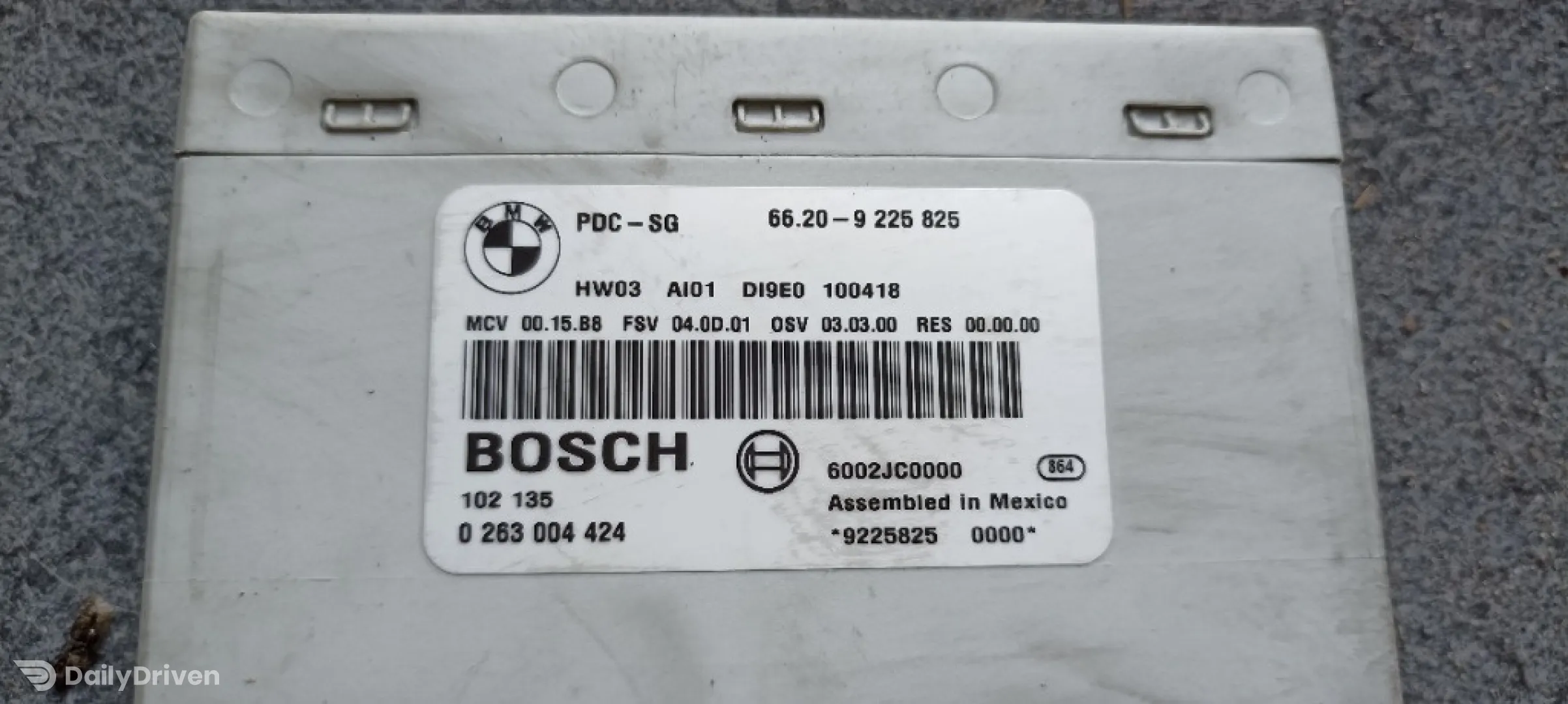 Modul senzori parcare spate BMW X1, E84, 2009-2017, 66209225825