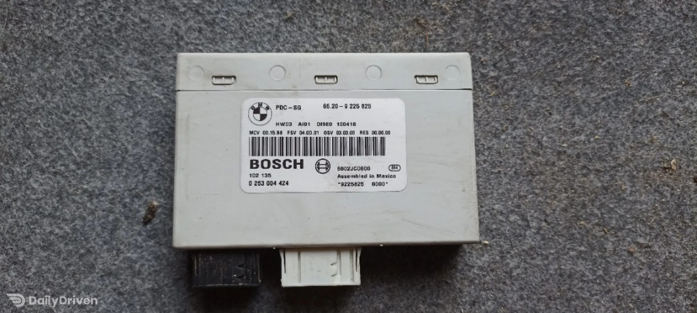 Modul senzori parcare spate BMW Seria 1, E81, E82, E87, E88, 66209225825