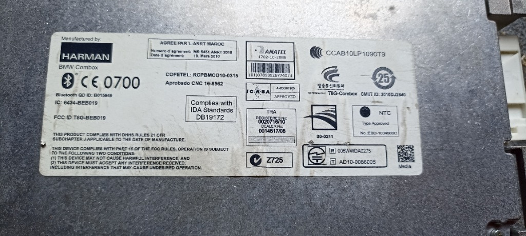 Modul bluetooth BMW Seria 4 F32 F36 F82 M4, 9257150