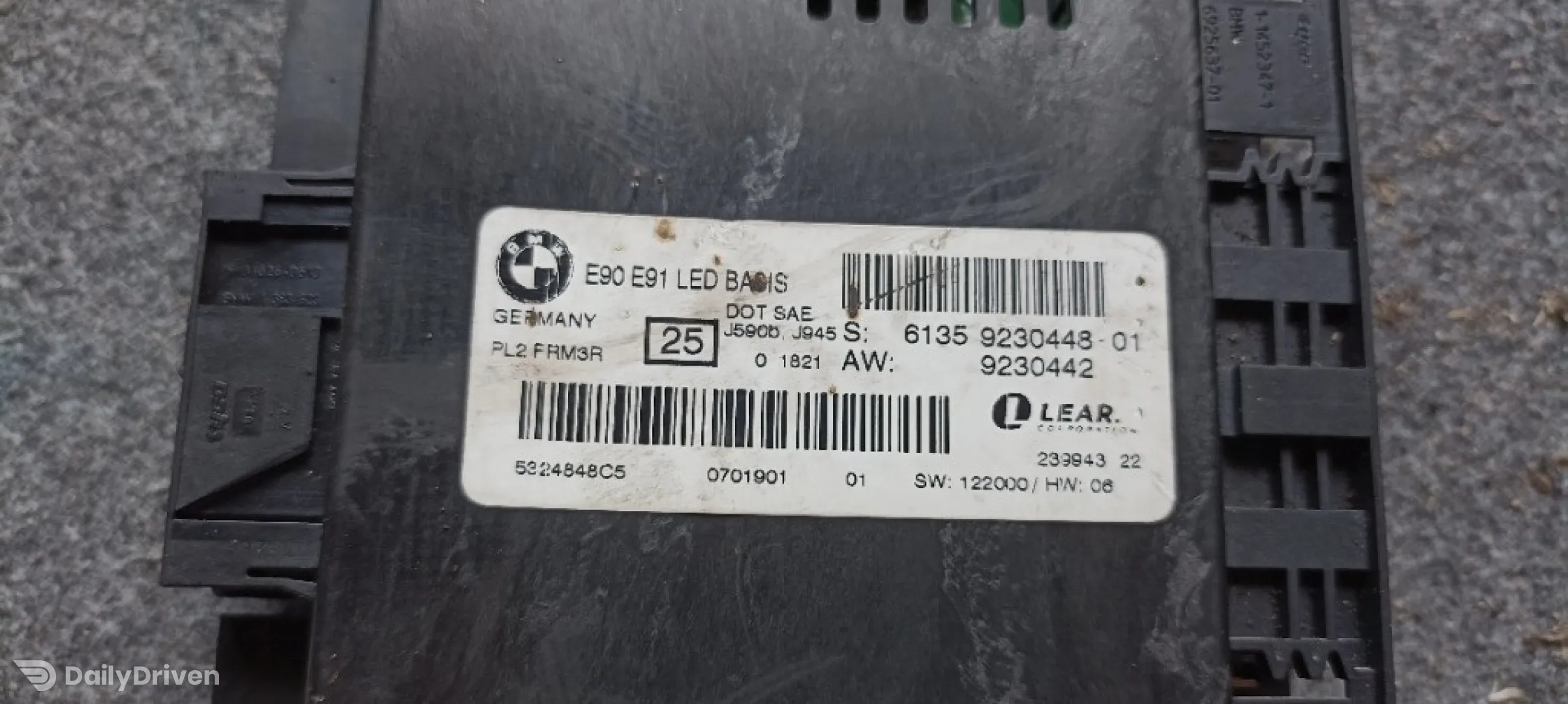 Modul FRM 3 BMW Seria 3 E90 E91, FRM 9230448, 9230442