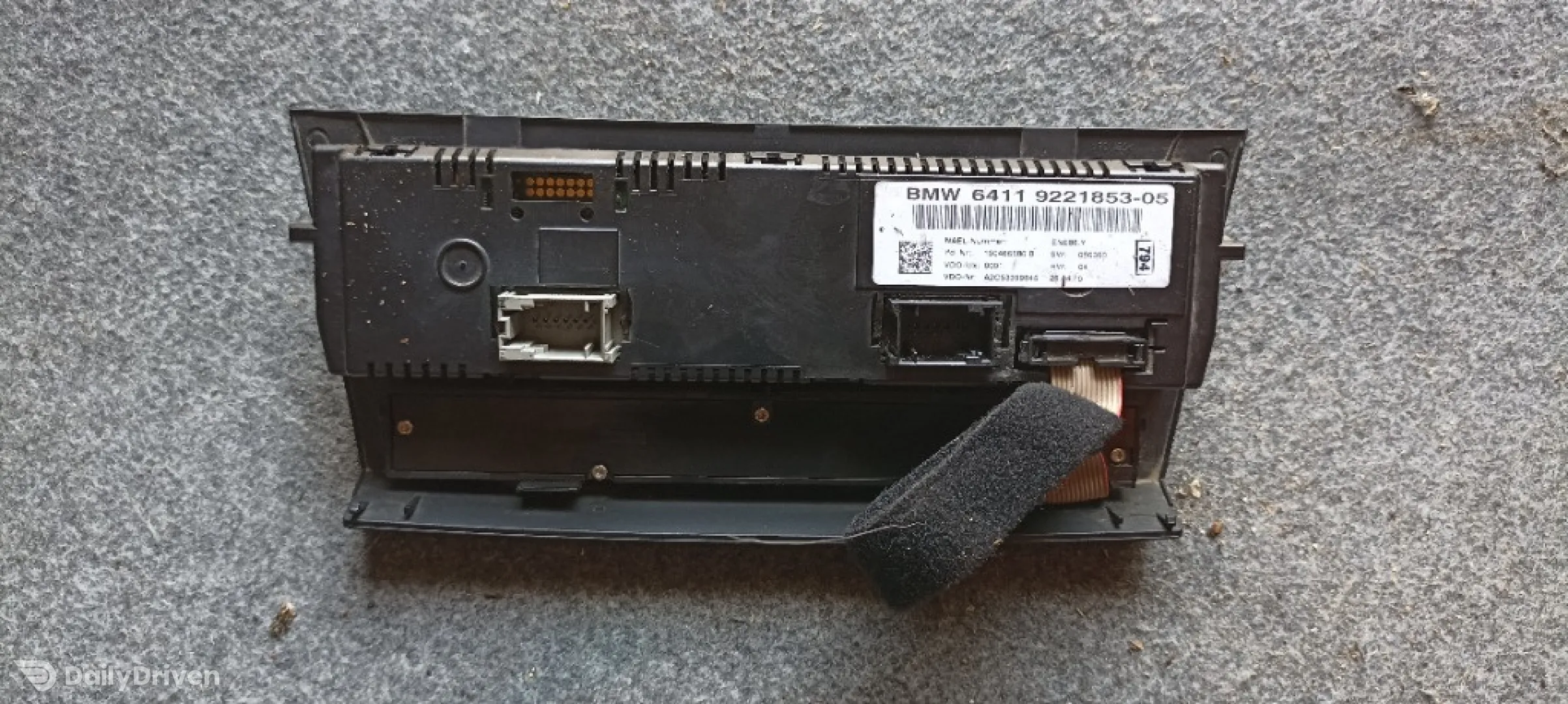 Panou comanda clima BMW X1, E84, 2008-2015, 64119221853