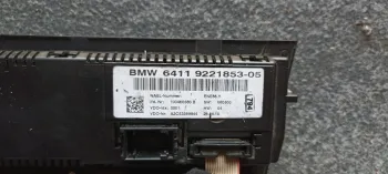 Panou comanda clima BMW Seria 1, E87, E88, E81, E82, 64119221853