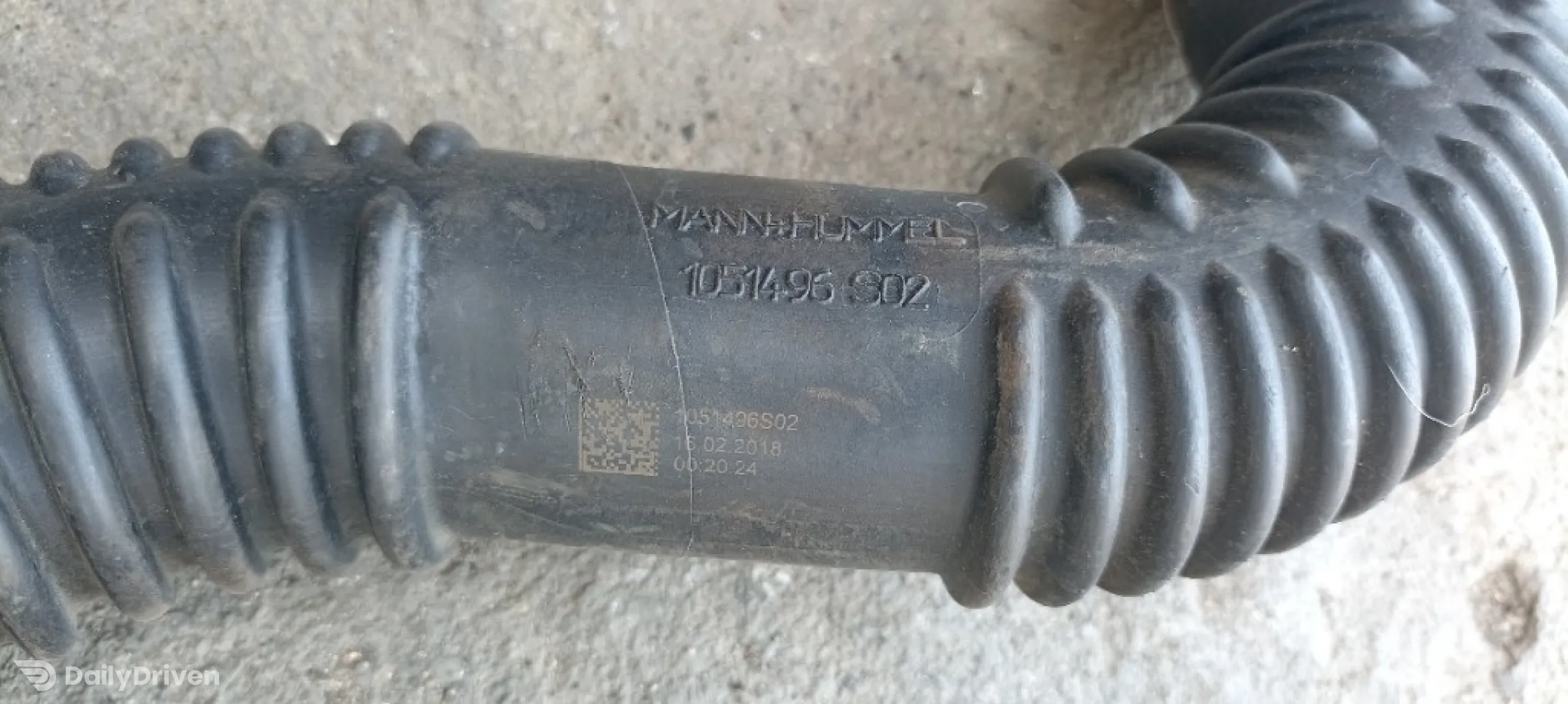 Furtun turbo intercooler Mercedes A Class W176, A2465200001