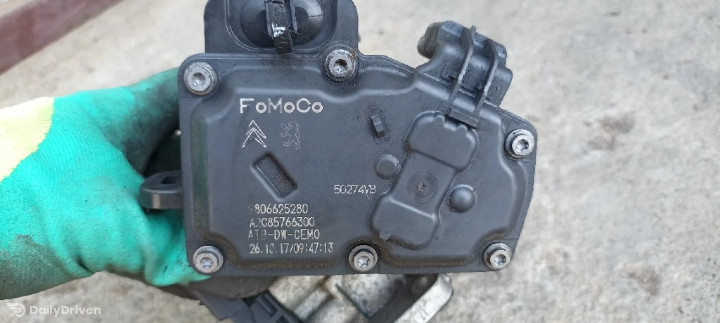 Clapeta acceleratie Peugeot 5008, 9806625280