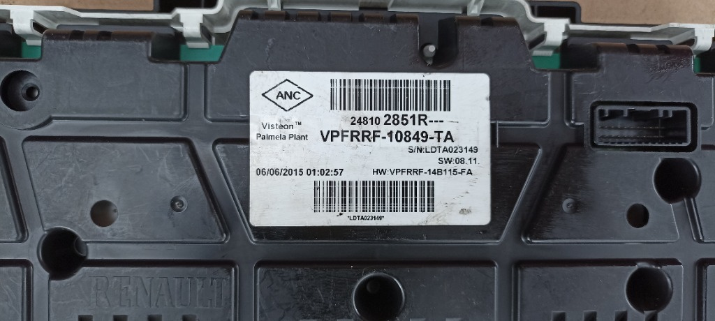 Ceasuri de bord Renault Trafic 3, 1.6dci, 2014-2024, 248102851R