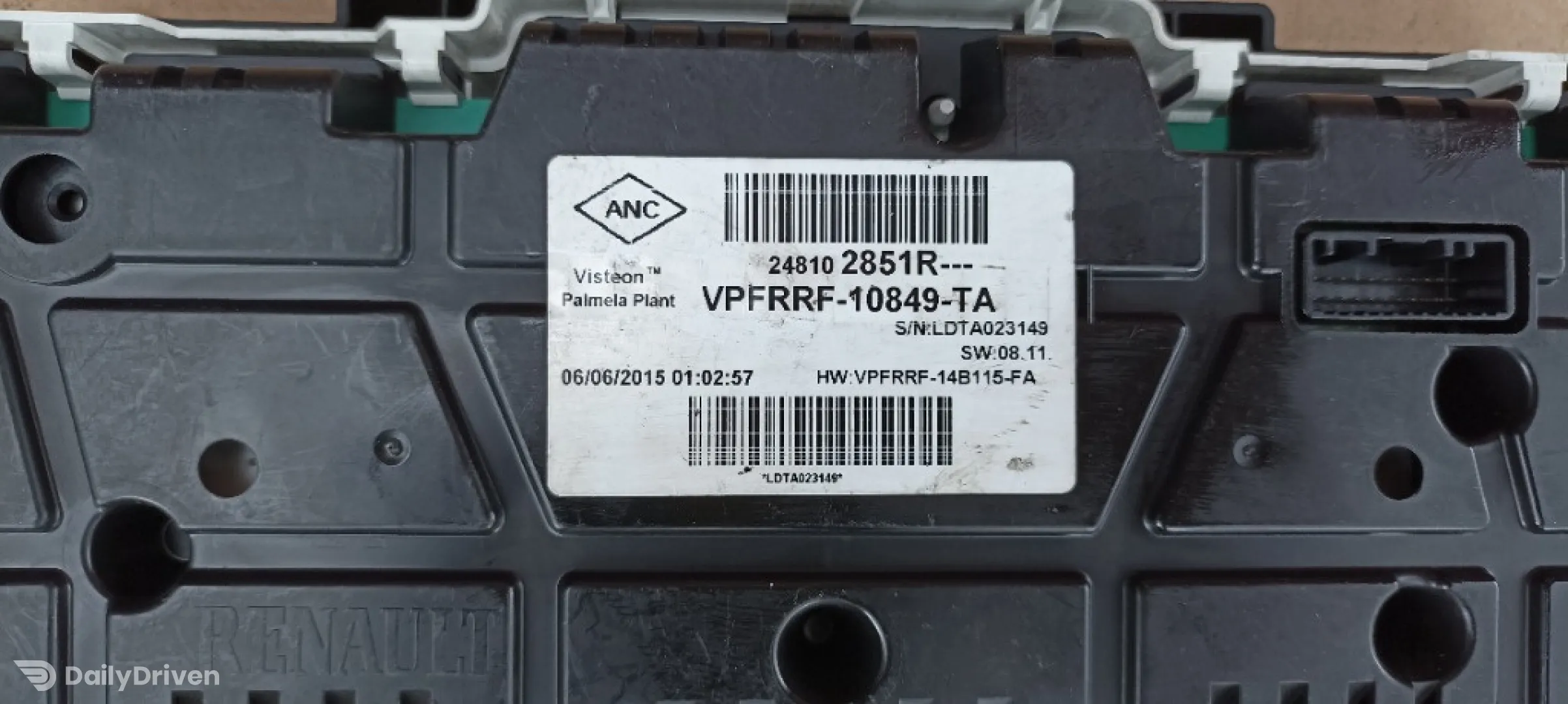 Ceasuri de bord Renault Trafic 3, 1.6dci, 2014-2024, 248102851R