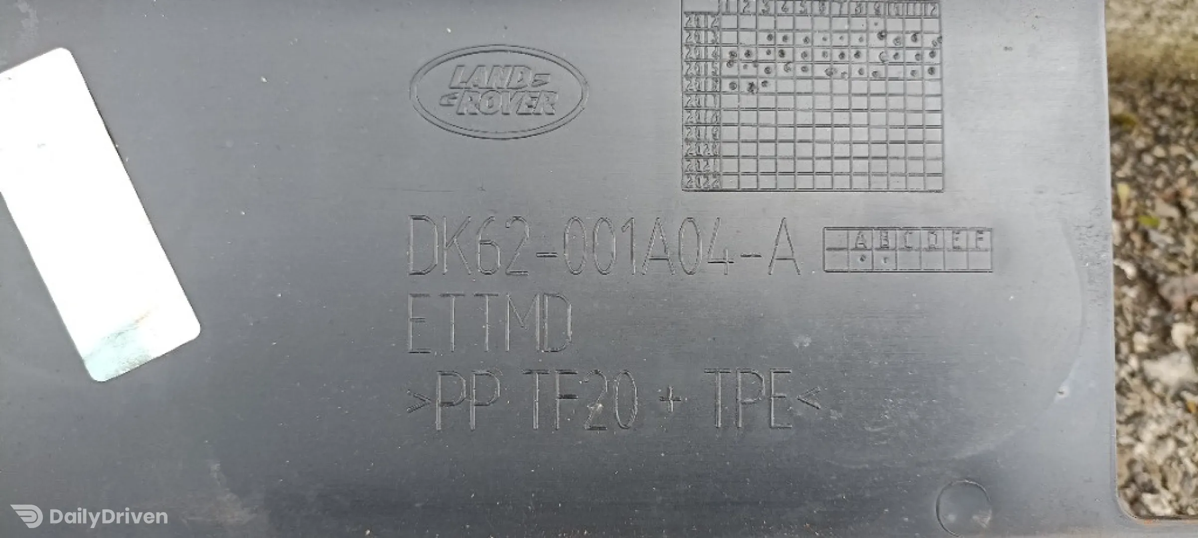 Deflector aer Range Rover Sport 2013-2019, deflector aer DK62-001A04-A