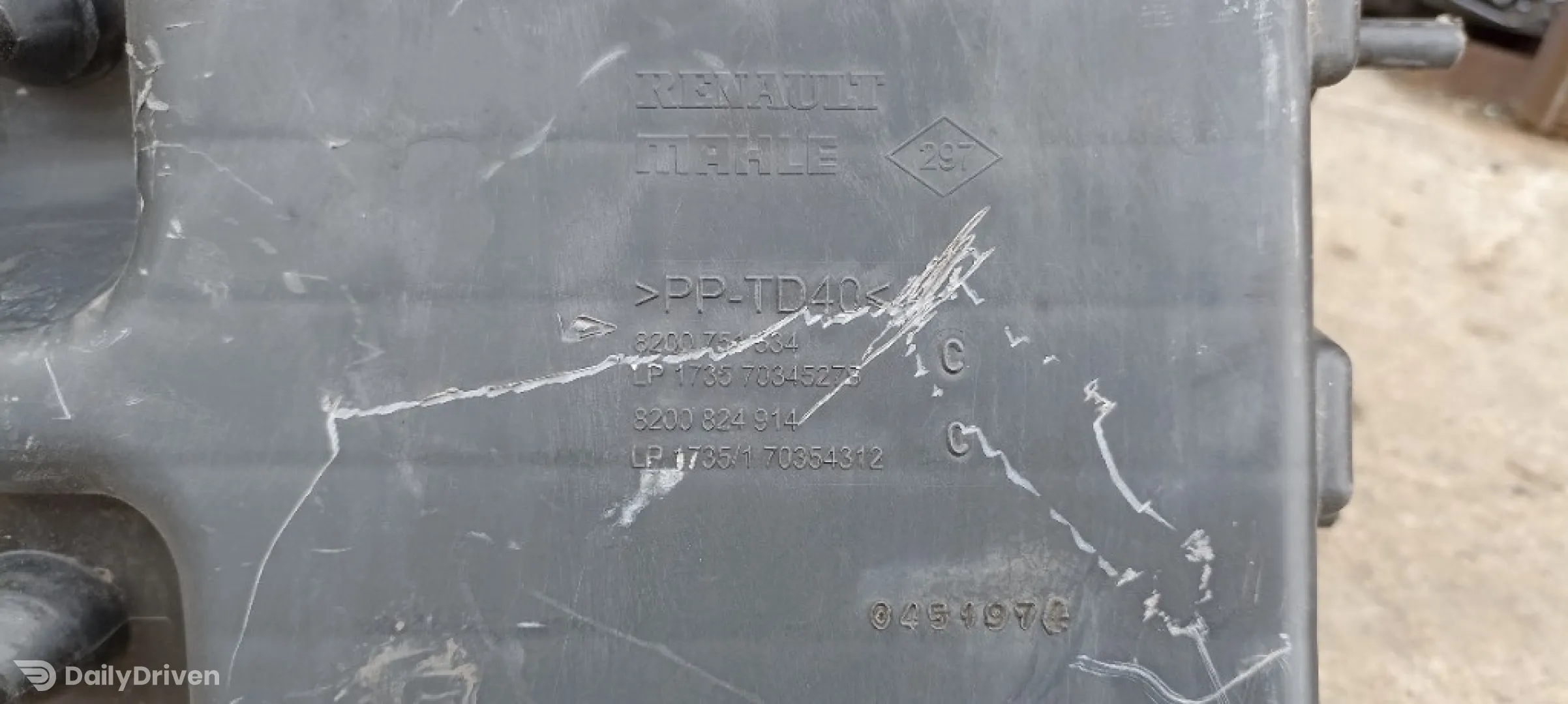 Carcasa filtru aer Renault Master 3, 8200751534, 8200824914