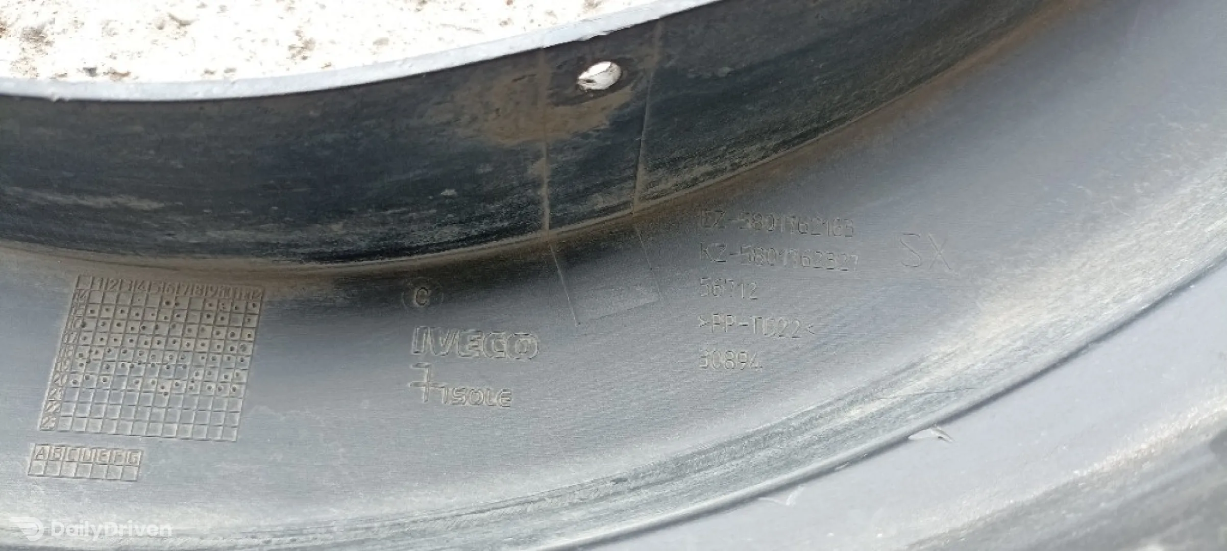 Bandou aripa stanga fata Iveco Daily 6, ornament 5801762327