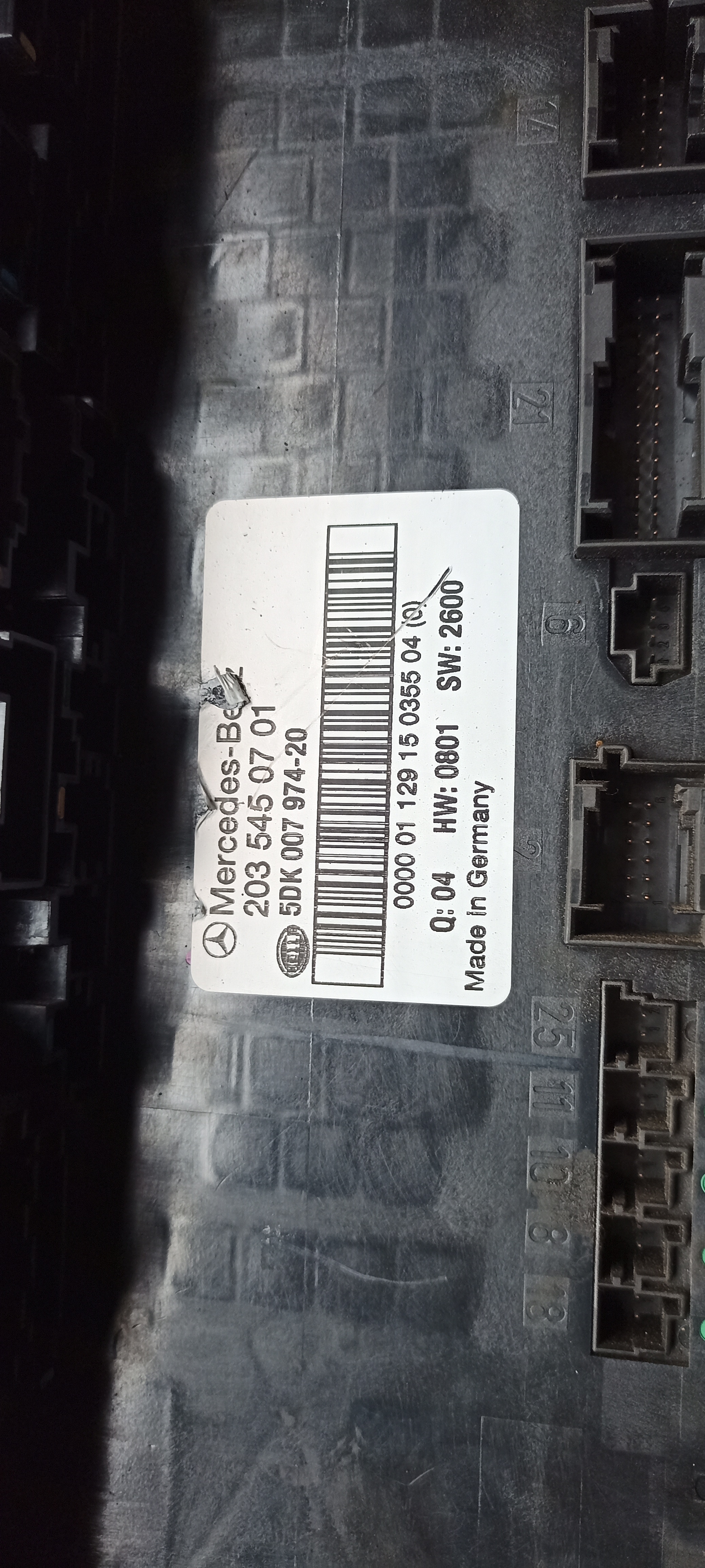 ablou sigurante SAM Mercedes C Class, W203, 2035450701