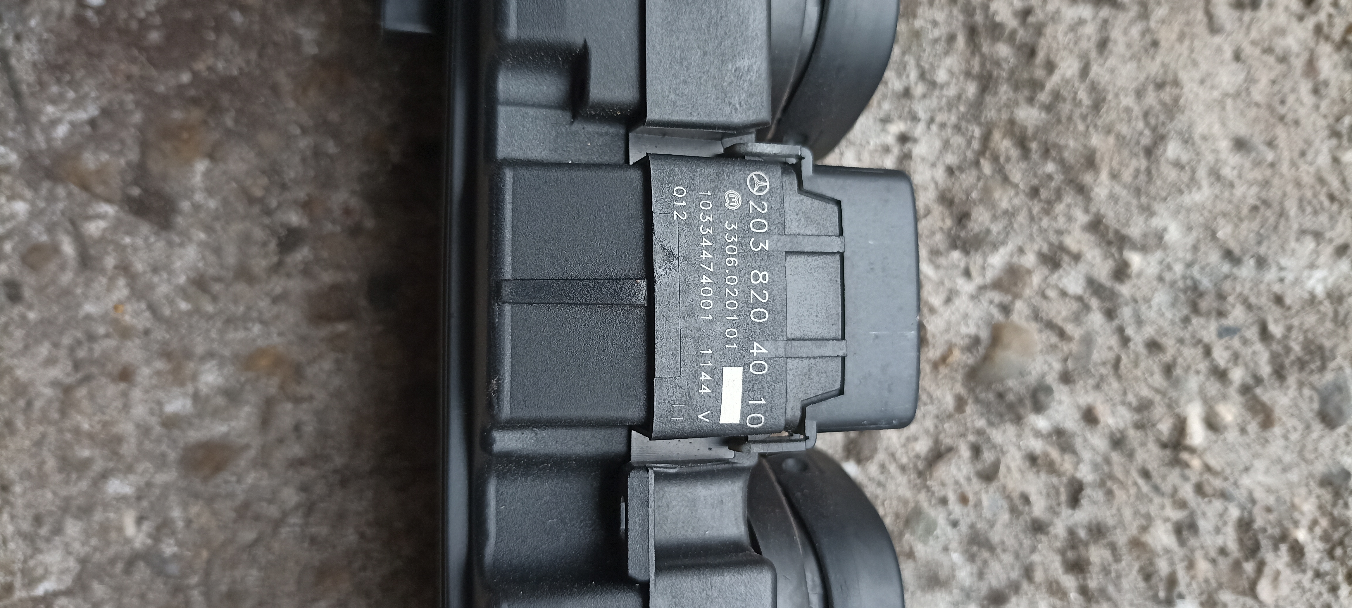 panou buton avarii Mercedes C Class, W203, 2000-2007, 2038204010