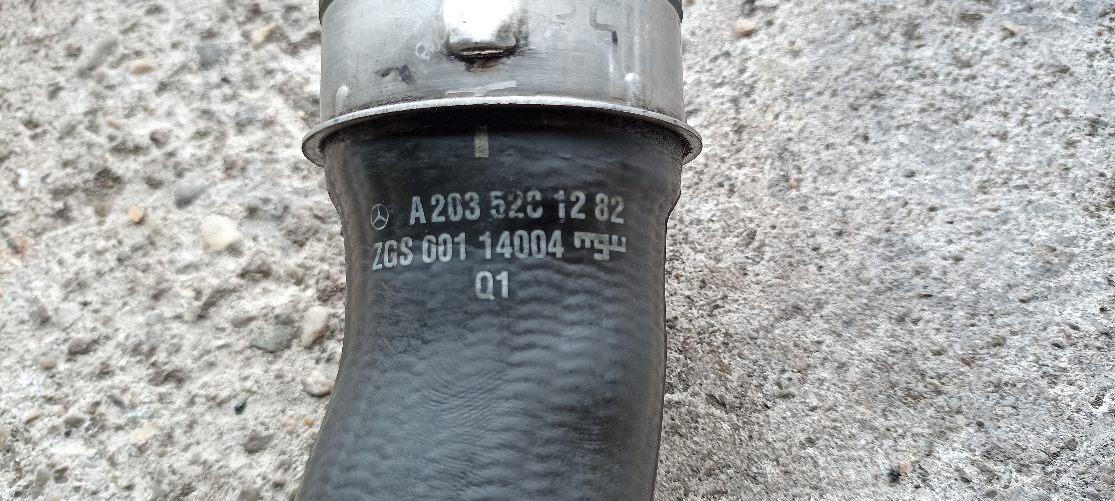 Furtun turbo Mercedes C Class W203, 2.2CDI, A2035201282