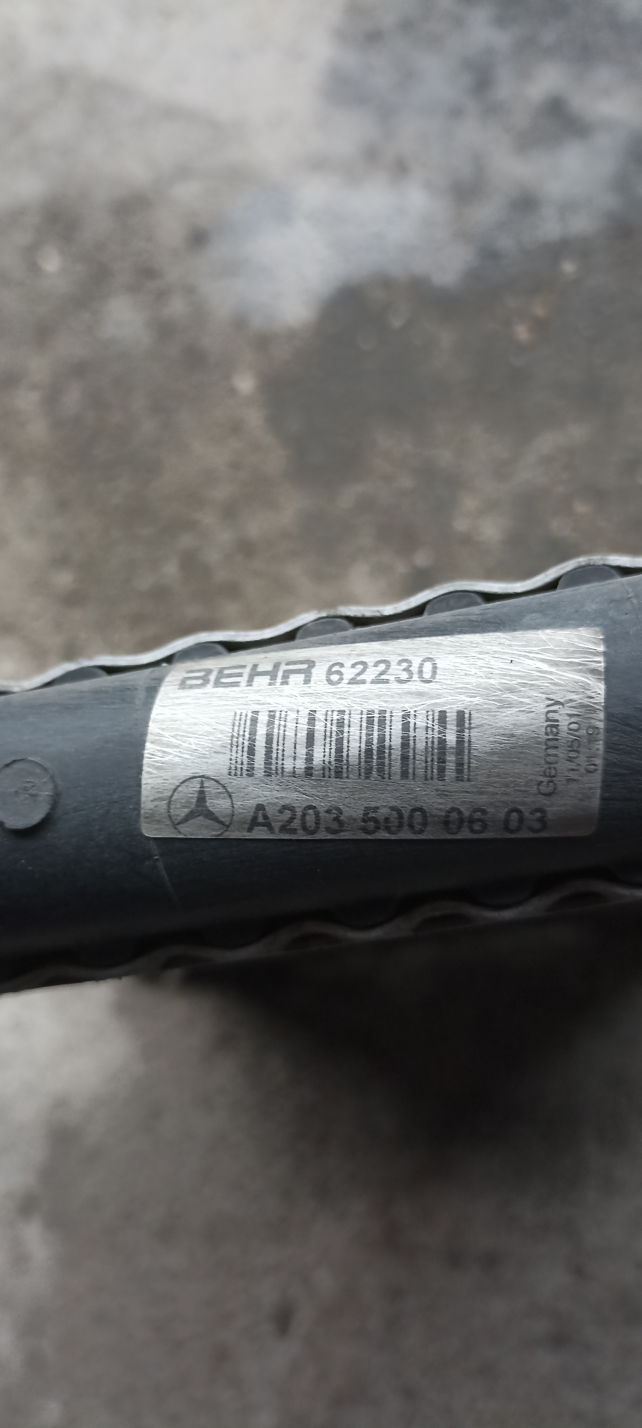 Radiator apa Mercedes CLK C209, A2035000603