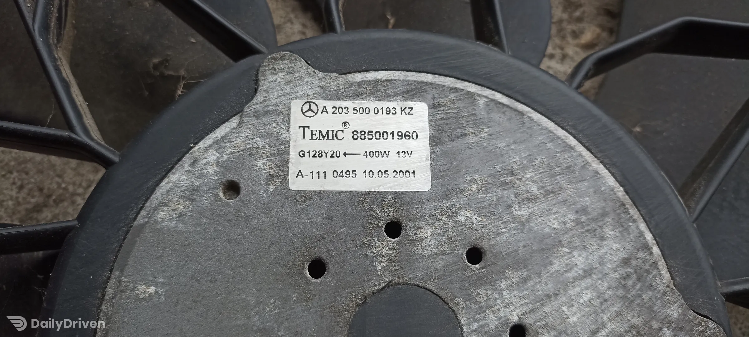 Electroventilator Mercedes CLK A209, A2035000193 KZ