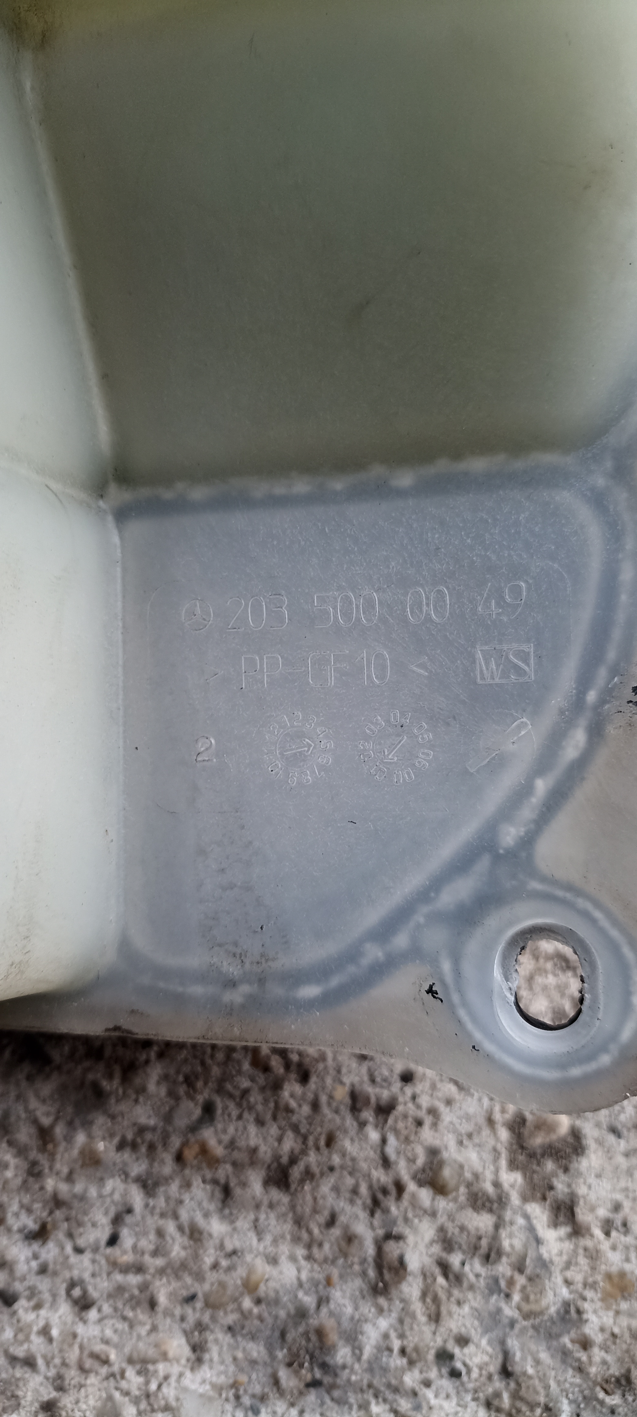 Vas expansiune Mercedes CLC, 2008-2011, 2035000049