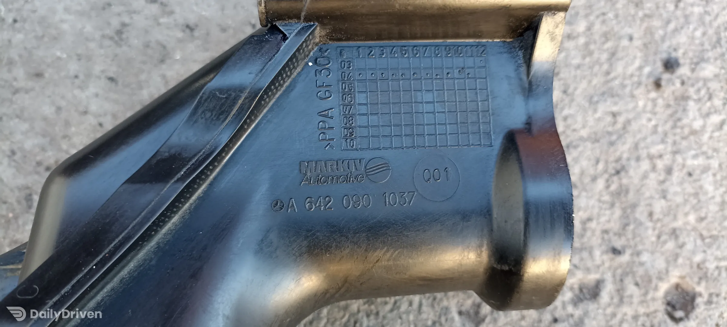 Tub galerie admisie Mercedes ML W164, 3.0cdi, A6420901037