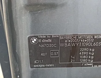 Usa dreapta fata BMW X3 F25, 2009-2017