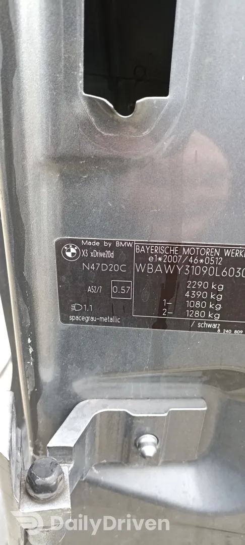 Usa dreapta spate BMW X3 F25 2009-2017