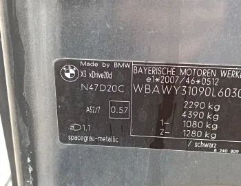 Usa dreapta spate BMW X3 F25 2009-2017