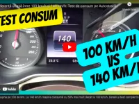 Diferență uriașă între 100 km/h și 140 km/h: Test de consum pe Autostradă!
