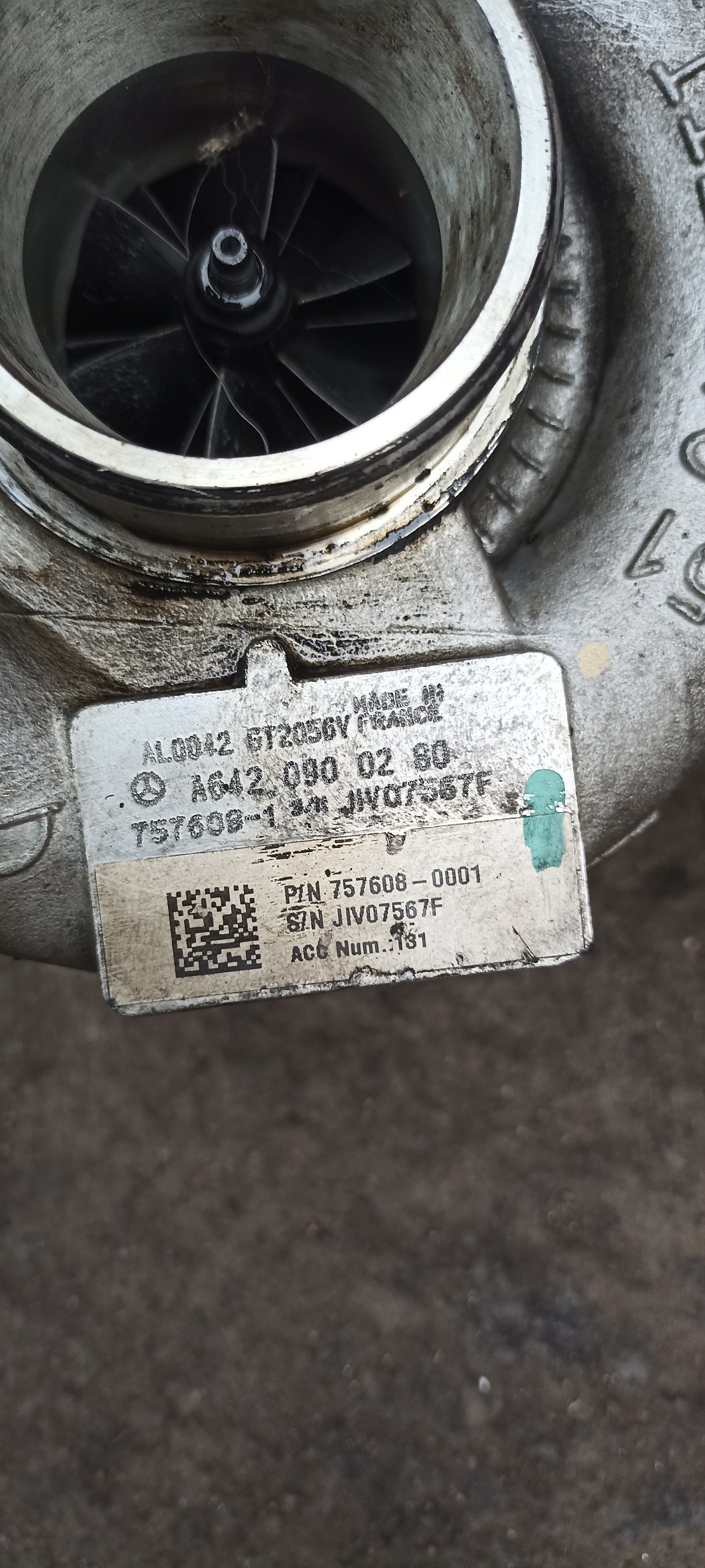 Turbina Mercedes Sprinter 3.0 V6, turbo A6420900280