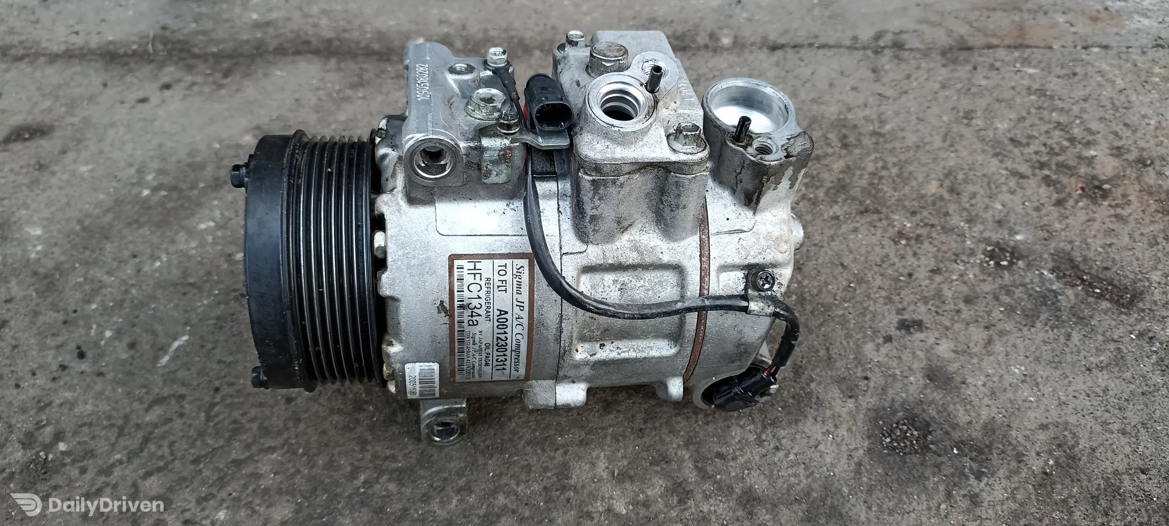 Compresor clima AC Mercedes S-Class, compresor A0012301311