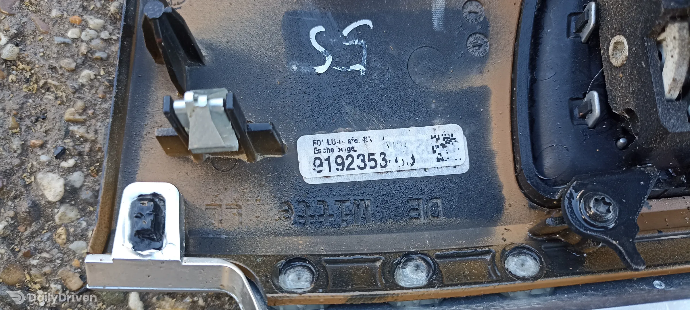 Trim interior central BMW Seria 7 F01 F02, grila ventilatie centrala 9192353