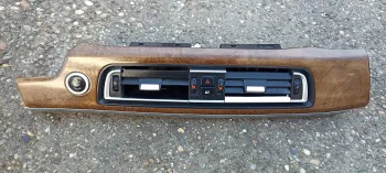 Trim interior central BMW Seria 7 F01 F02, grila ventilatie centrala 9192353