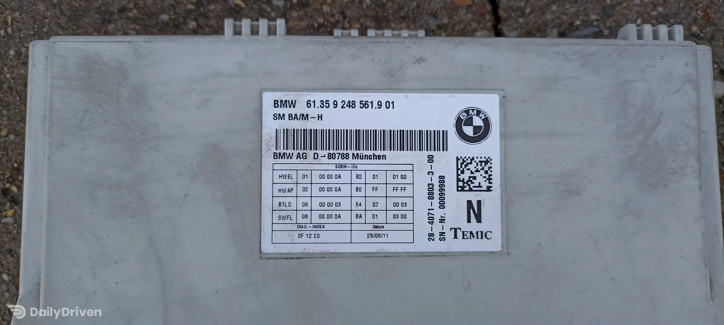 Calculator reglaj scaun electric BMW Seria 7 F01 F02 F03 F04, 9248561