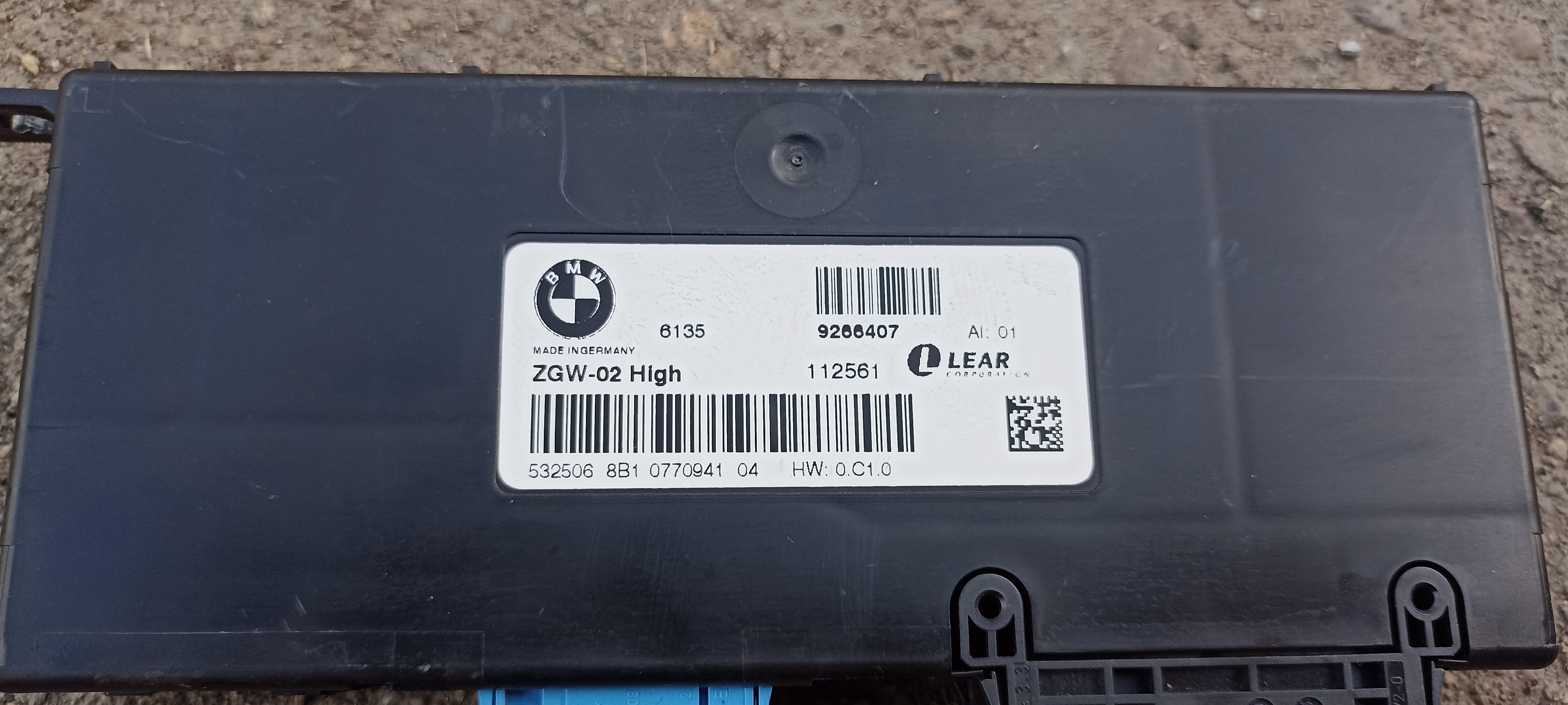 Modul ZGW gateway BMW Seria 5 F07 F10 F11, 9266407, 9322532