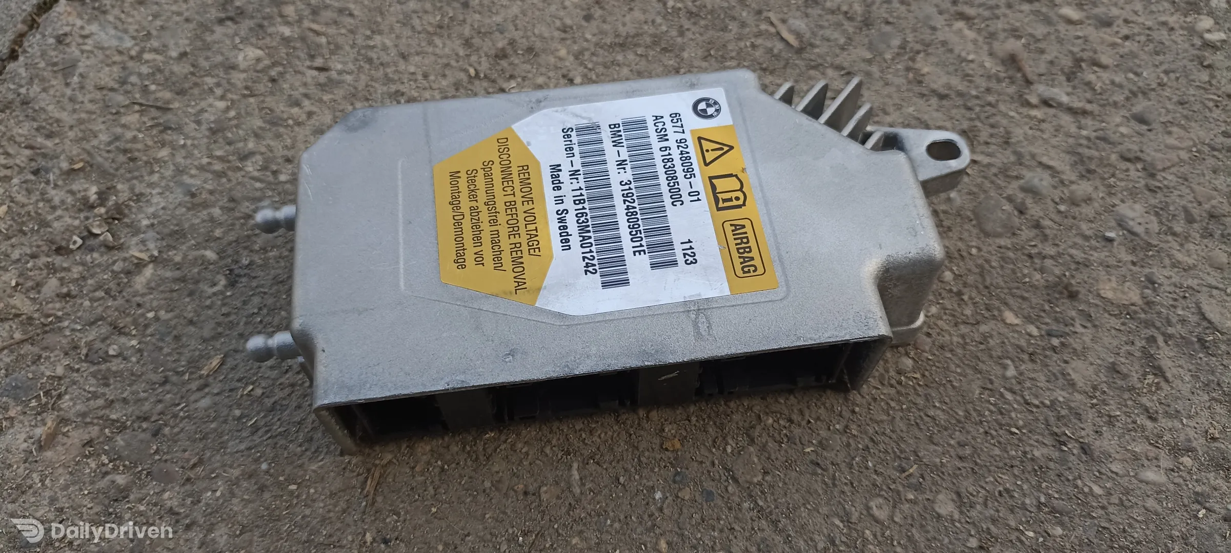 Modul calculator airbag BMW Seria 7 F01 F02 F03 F04, 9248095, 9266328