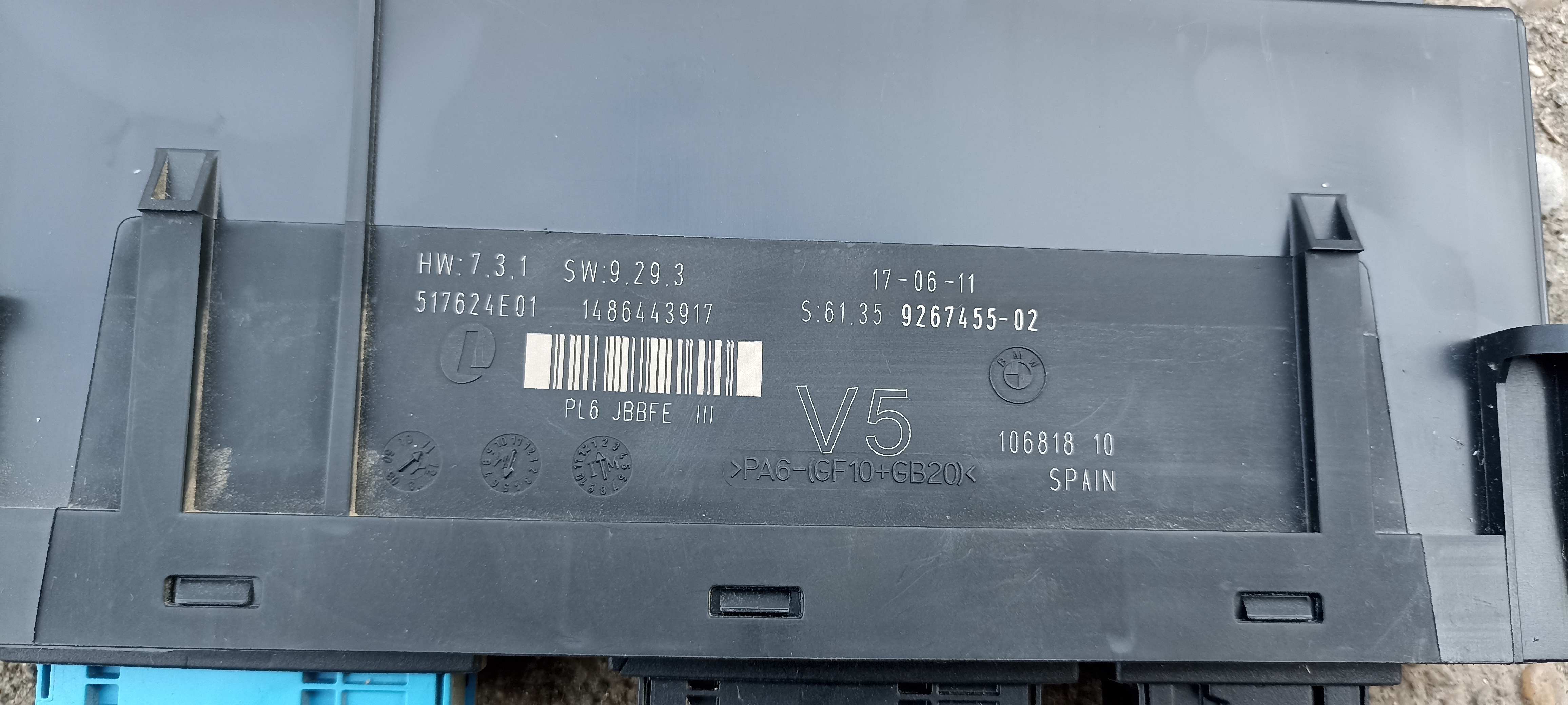 Modul confort JBBFE 3 BMW Seria 5 F10 F18, 9267455, 9384213