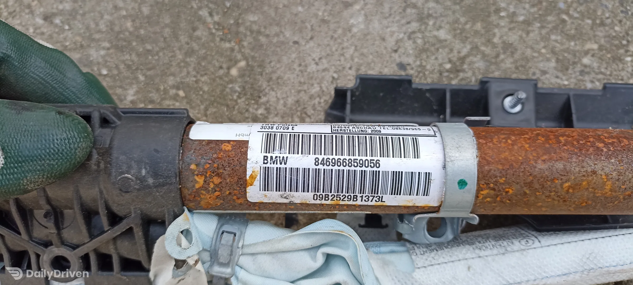 Airbag cortina stanga BMW Seria 3 E91, 846966859056, 1038769180056