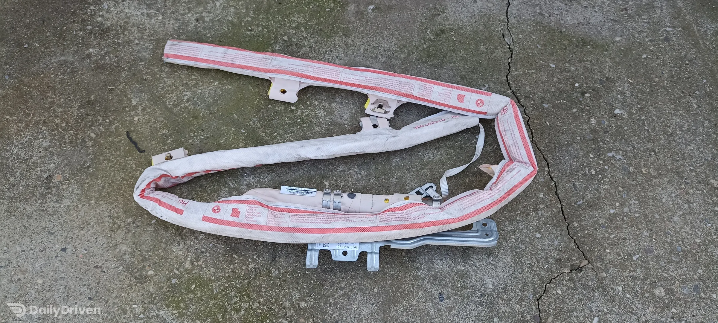 Airbag cortina dreapta BMW Seria 5 F11, 85914342007, 306450210