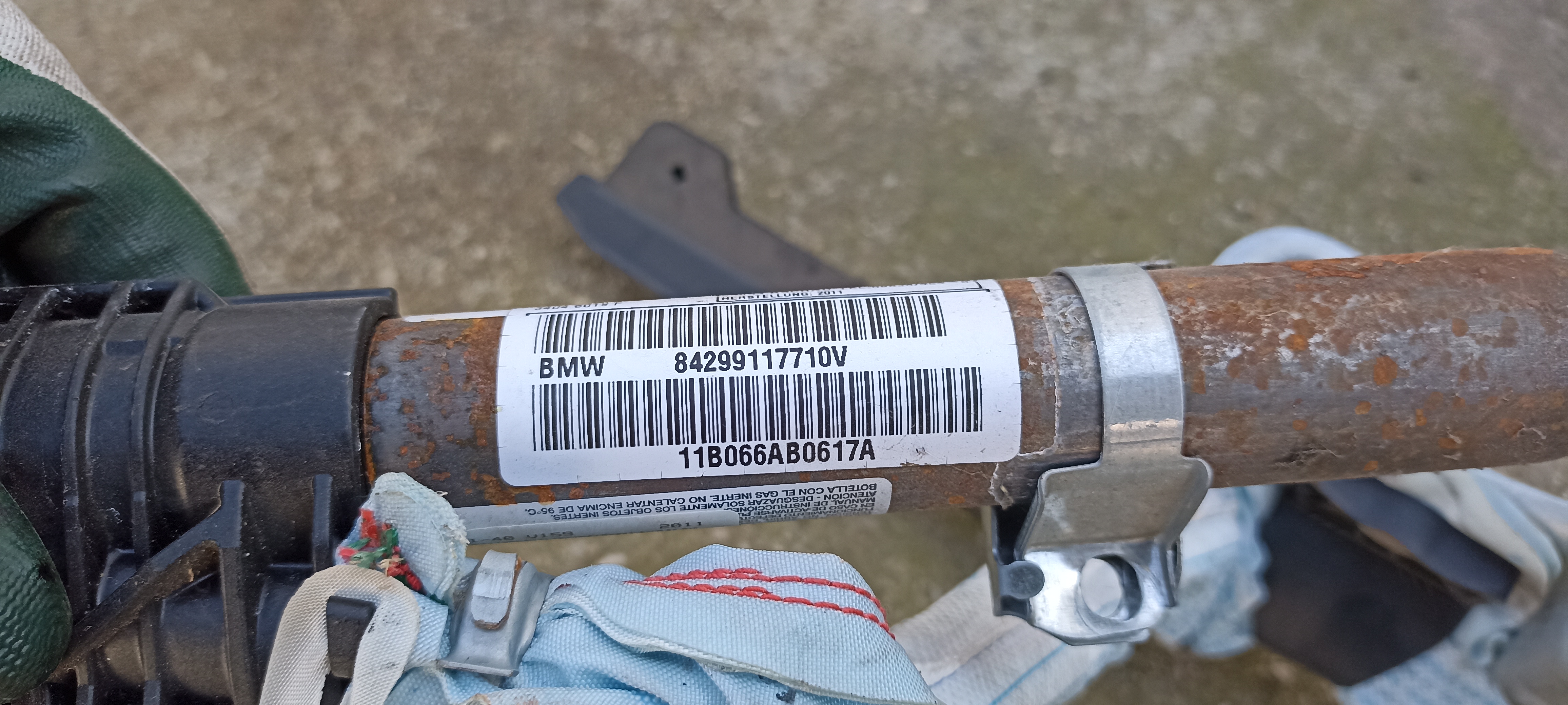 Airbag cortina stanga BMW X1 E84, 1052536020121, 84299117710V