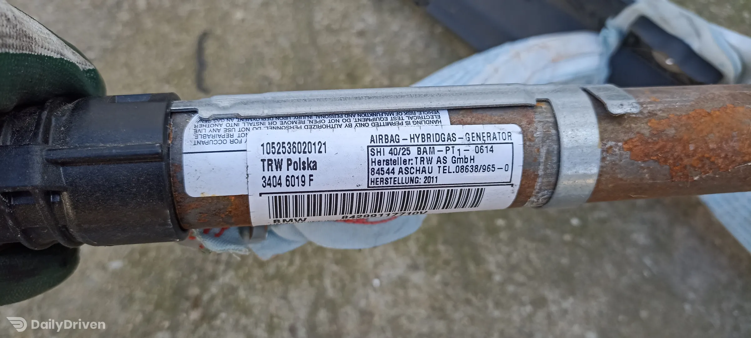 Airbag cortina stanga BMW X1 E84, 1052536020121, 84299117710V