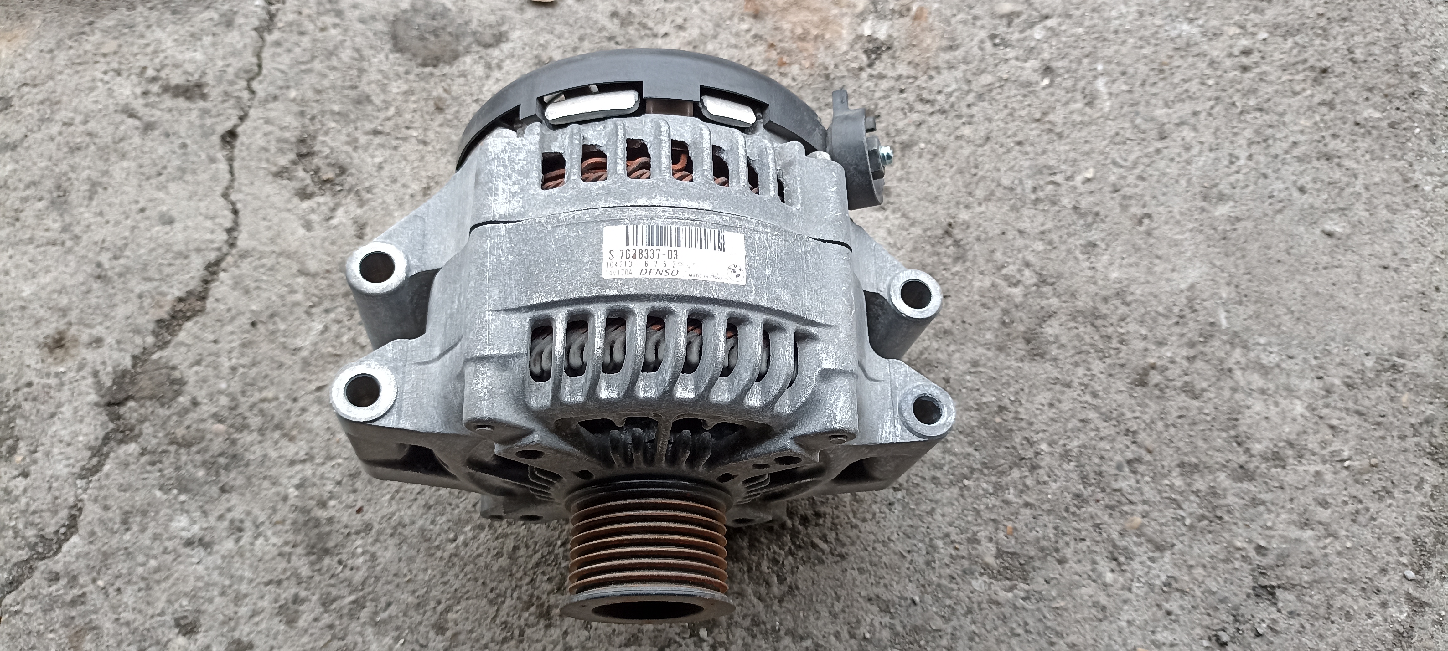 Alternator BMW Seria 4 F32 F33 F36 benzina, 435i, 435ix, N55, 7638337
