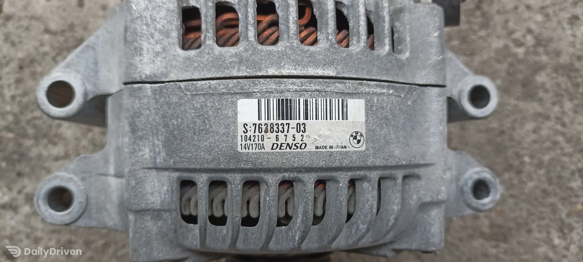 Alternator BMW Seria 4 F32 F33 F36 benzina, 435i, 435ix, N55, 7638337