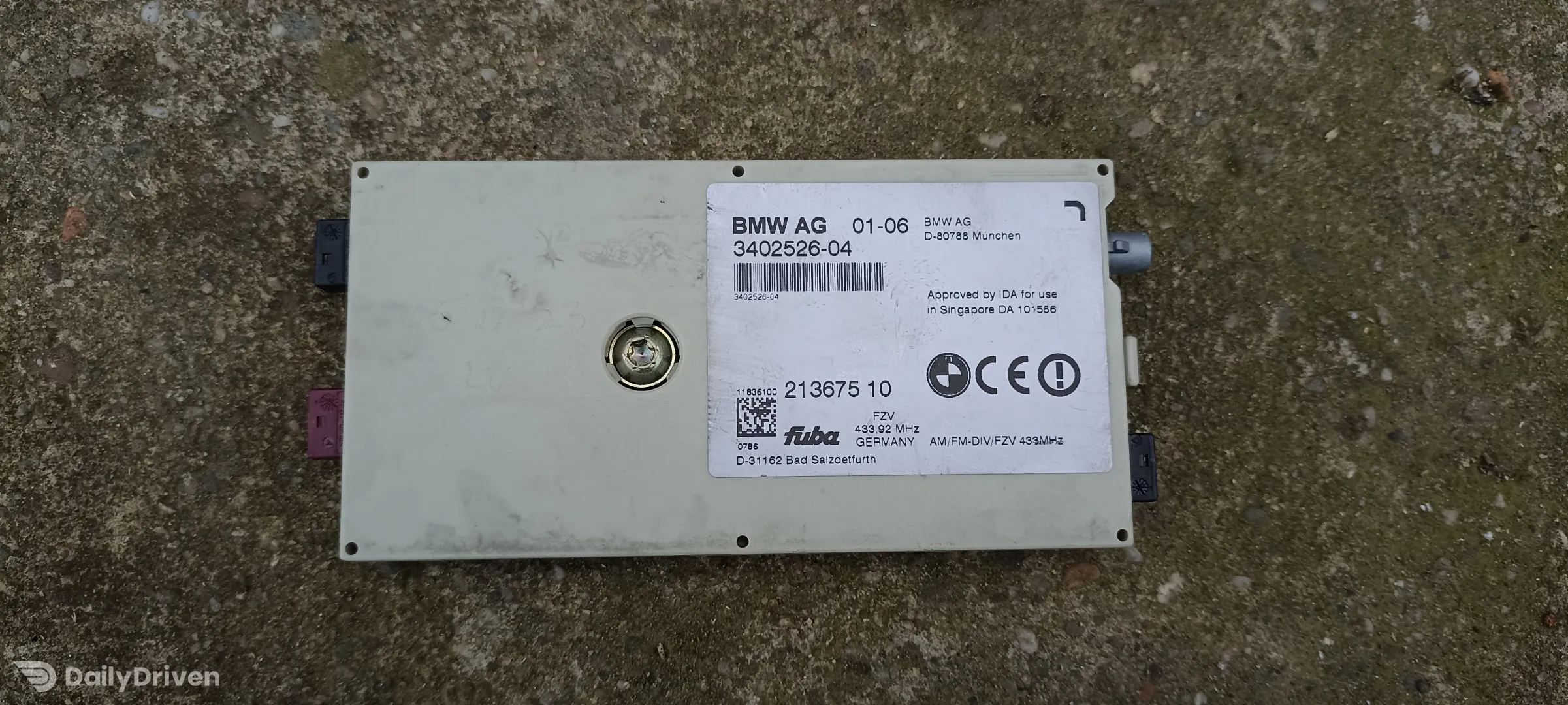 Amplificator antena modul diversity BMW X3 E83, 3402526, 3452099