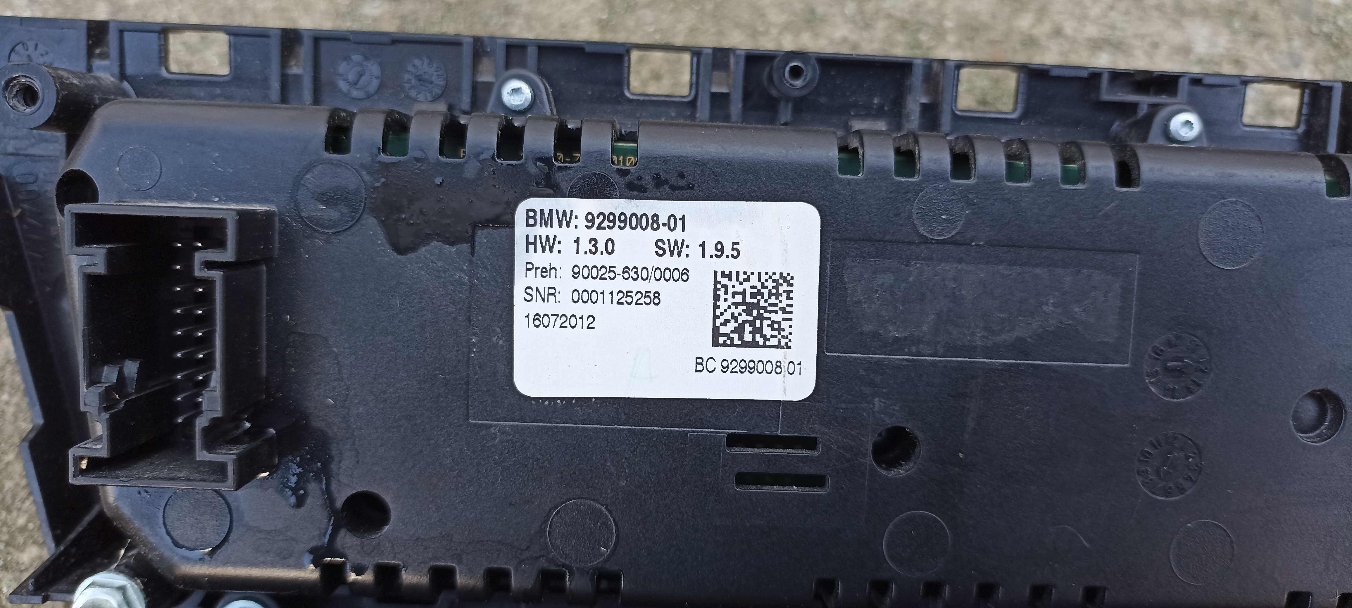 Panou clima AC BMW Seria 5 F10 F11 F18, 9299008