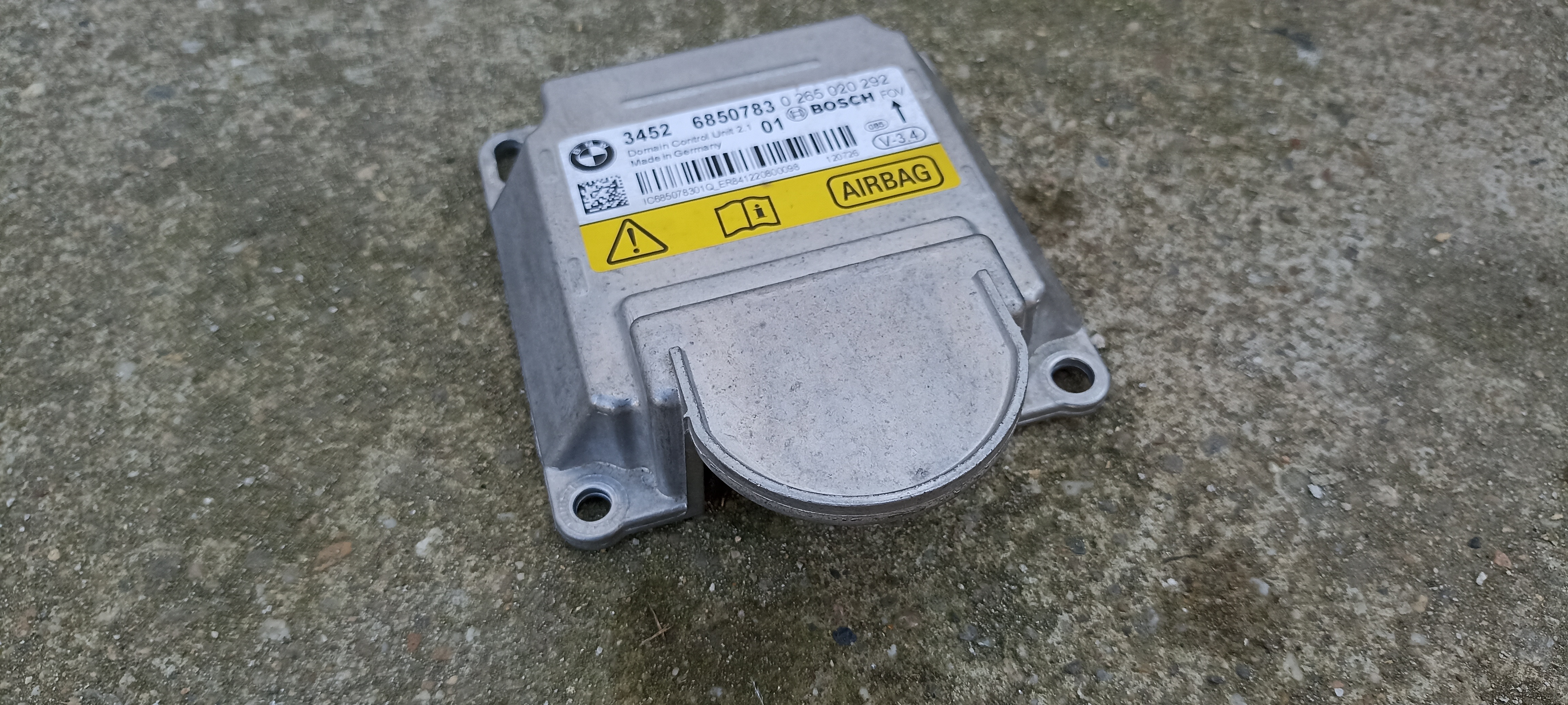 Modul airbag ICM BMW Seria 7 F01 LCI F02 F03 LCI, 6850783