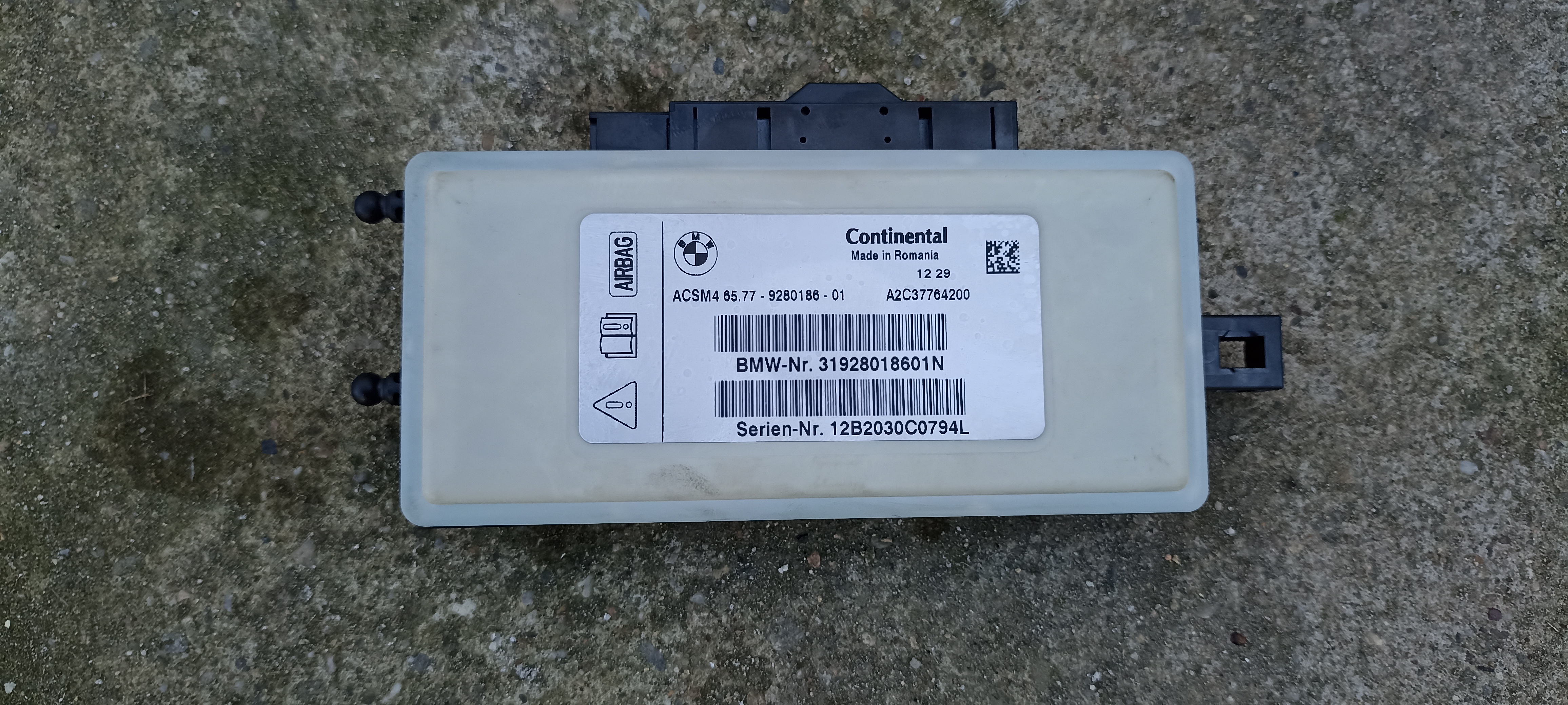 Calculator airbag BMW X3 F25, 9280186