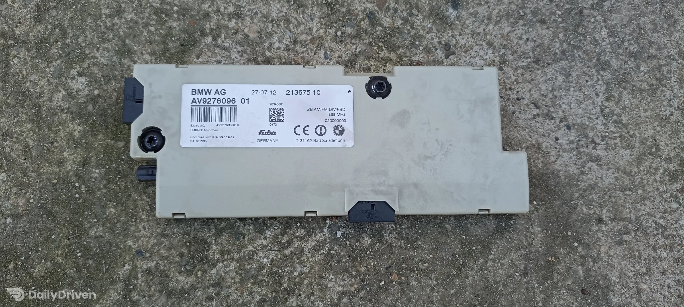 Amplificator antena radio BMW Seria 6 F13 F06, 9276096