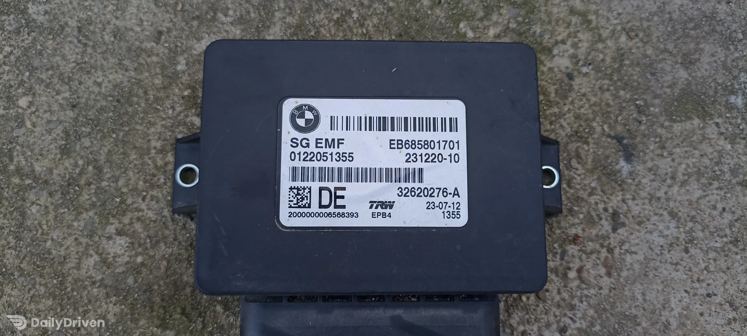 Calculator EMF frana parcare BMW X3 F25, 6858017, 32620276